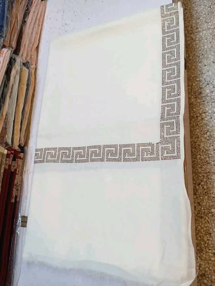 4 border sequence pashmina shawls