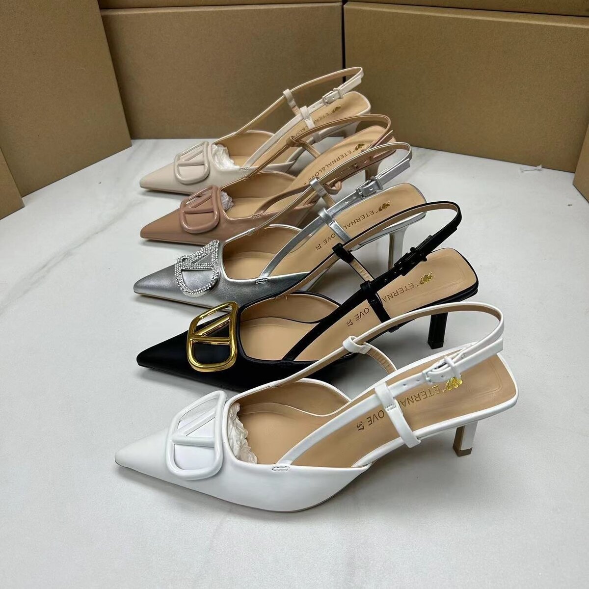 Ladies comfortable heel