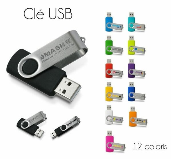 Clé USB Pivotante 16Go