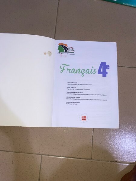 Manuel Scolaire Français 4ème