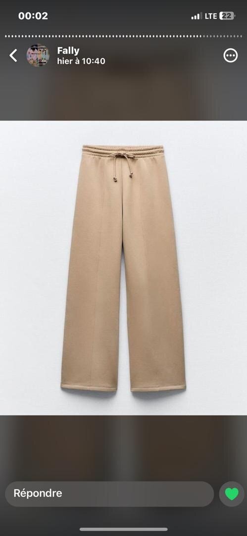 Pantalon ample femme élégant