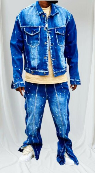 Veste en jean tendance homme