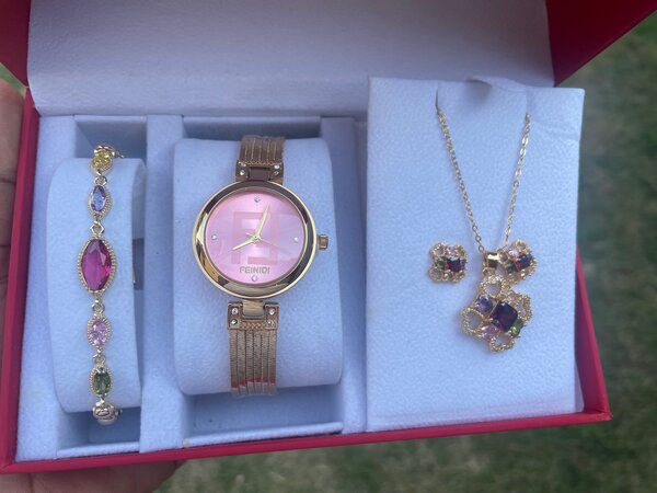 3 in 1 ladys watch set