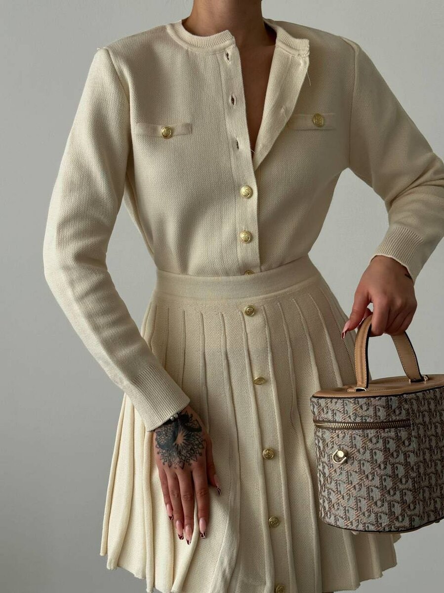 ДВОЙКА юбка +кардиган Турция