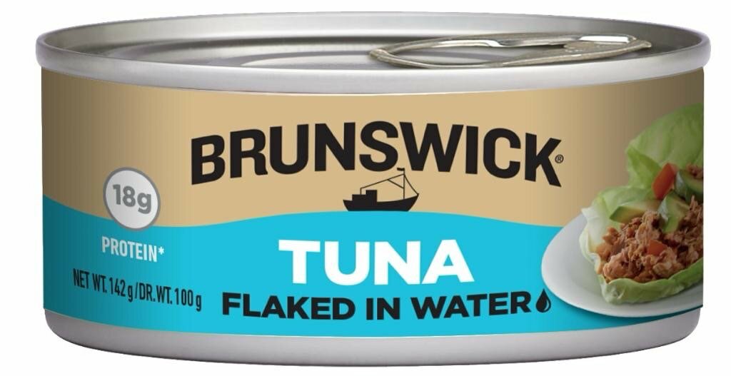 BRUNSWICK FLAKED TUNA IN WATER  142G
