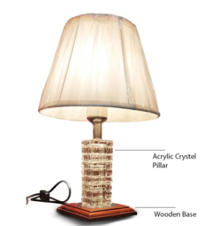 New Crystal Table Lamp - Acrylic Table Lamp - Beside Table Lamp for Decoration