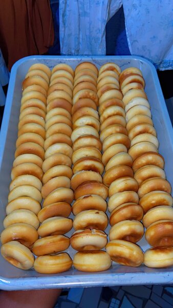 Donuts nature et chocolat