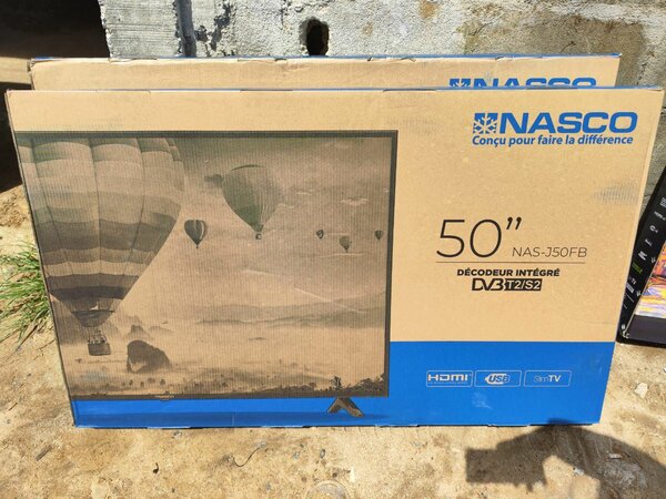 TV nasco 50 pouces avec décodeur intégré