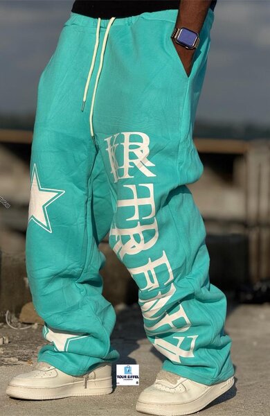 Pantalon de jogging turquoise moderne