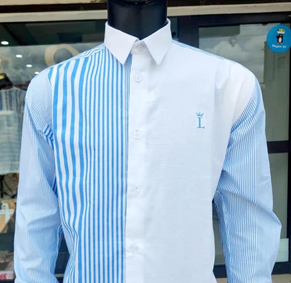Chemise, 100% coton, manches longues