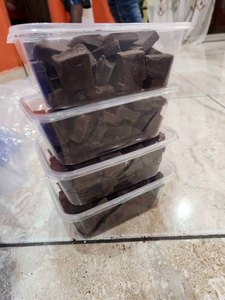 Carrés de chocolat artisanal