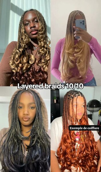 Mèche bouclée X-pression