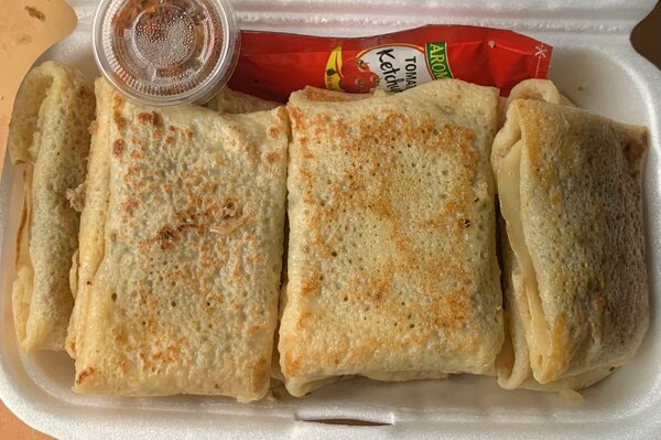 Crêpes au jambon savoureuses