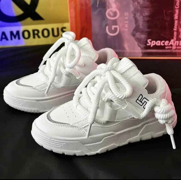 Baskets blanches tendance