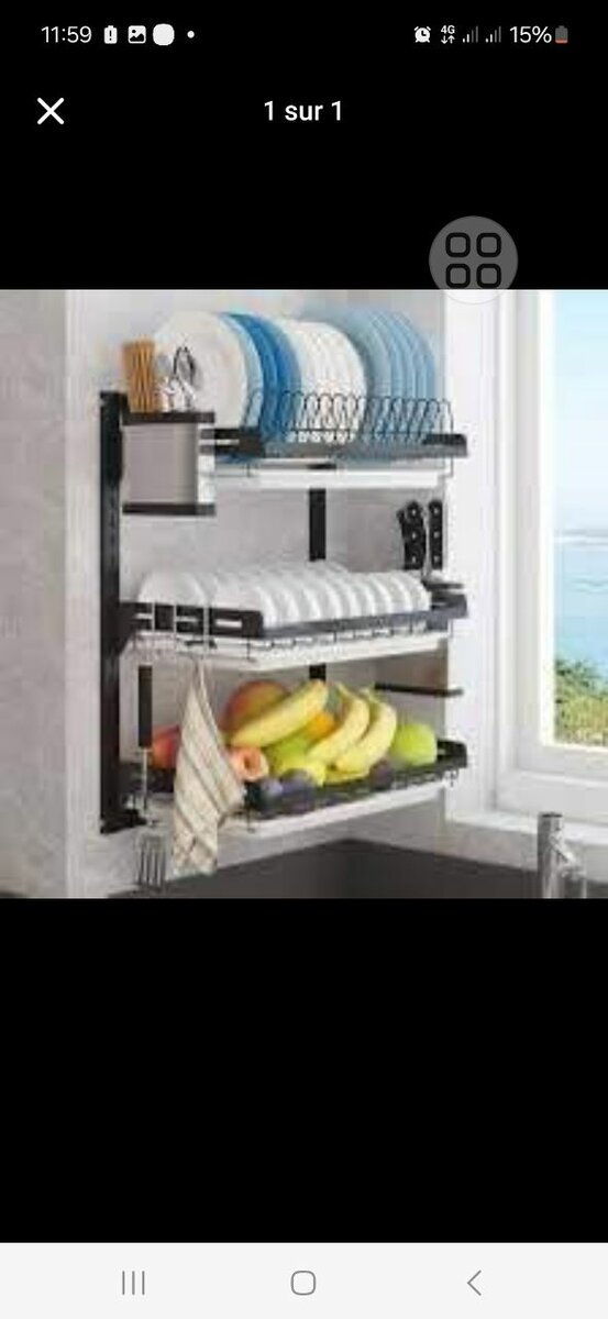 Égouttoir mural cuisine