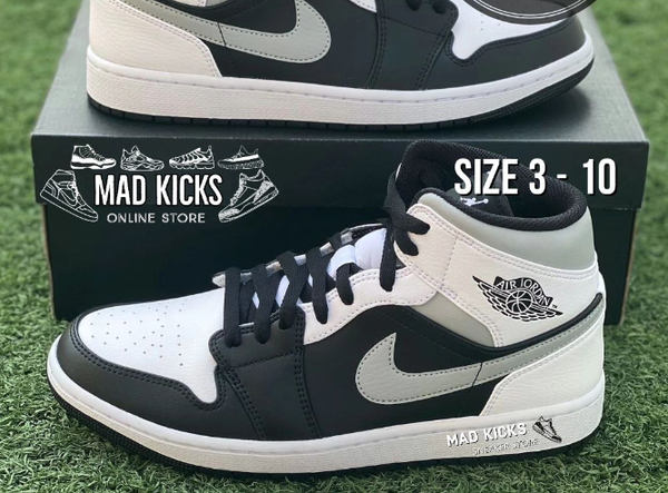 AIR JORDAN white black sneakers