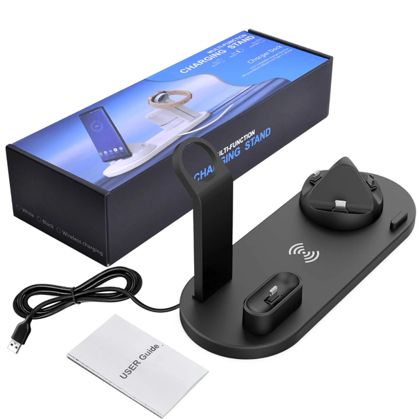 Station de Charge 3-en-1 Sans Fil
