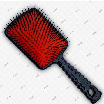 Paddle Hair Brush For Silky Hair Without Tips (Size = 24.5 x 9 x 3 cm)