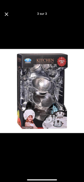 Set d'ustensiles de cuisine en métal