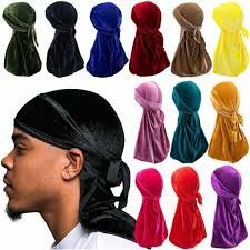 Durag en soie brillant