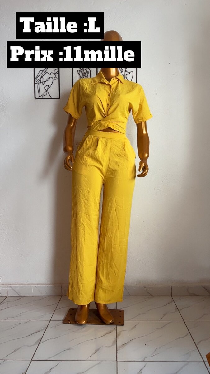 Tenue colorée décontractée