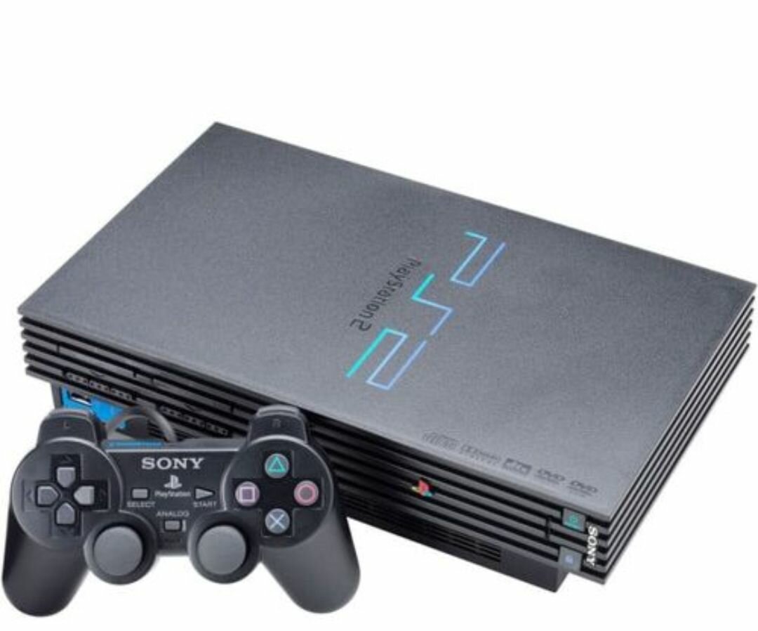 Console PS2 + 2 manettes avec plus de 20 jeux