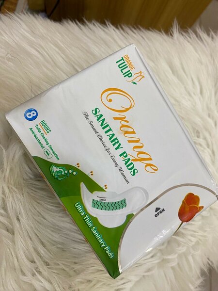 Orange Sanitary Pad 16 pieces