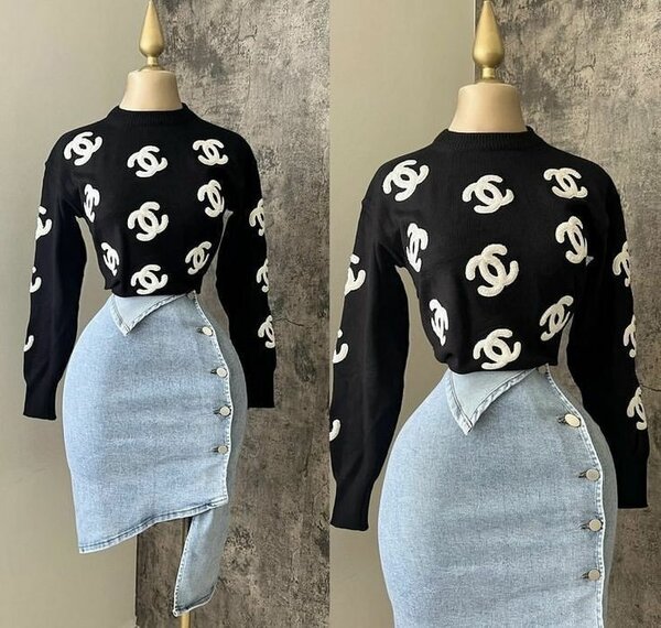 Robe en jean tendance