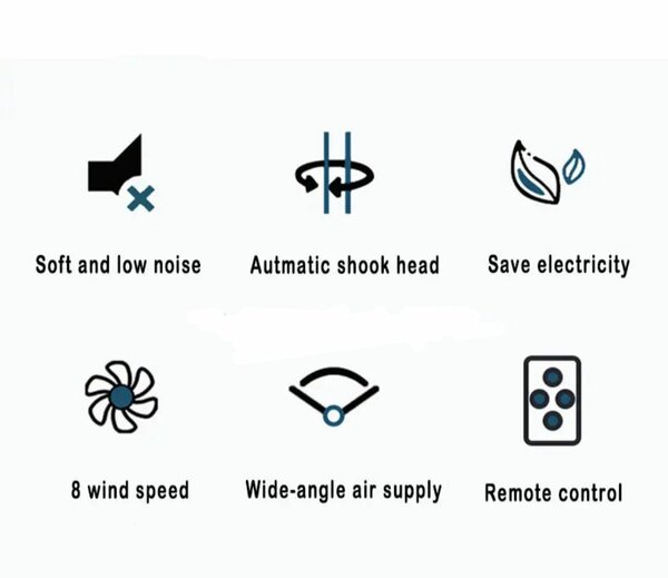 16-inch Remote Control Standing Fan