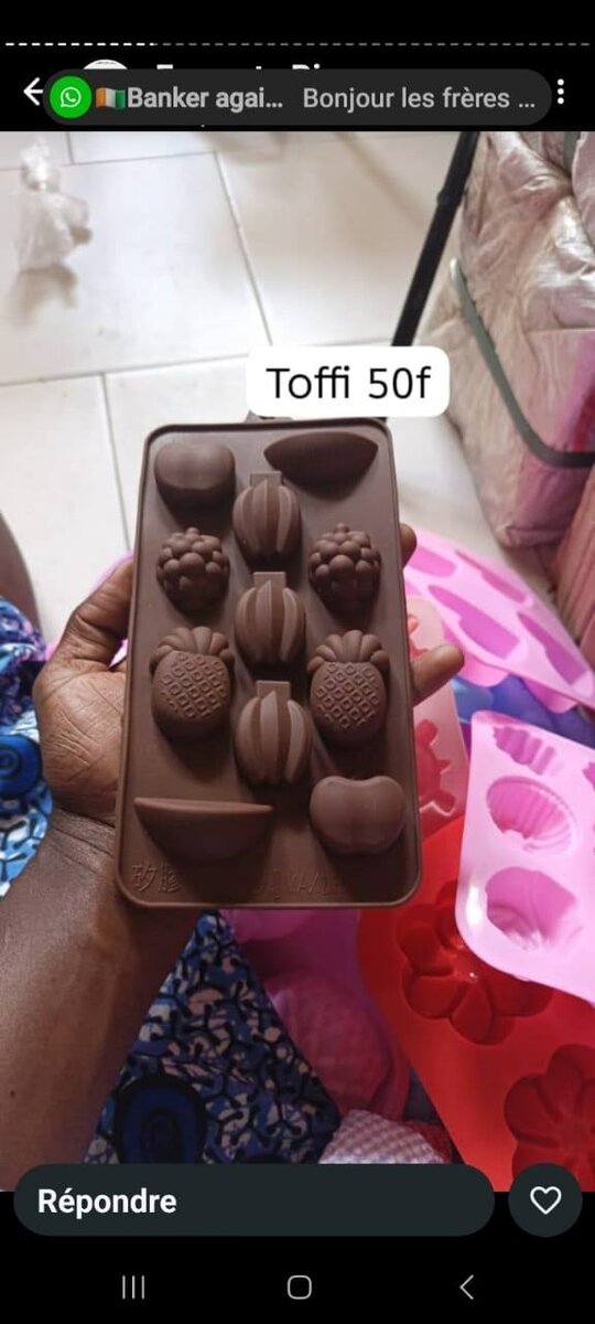 Moule en Silicone Chocolat