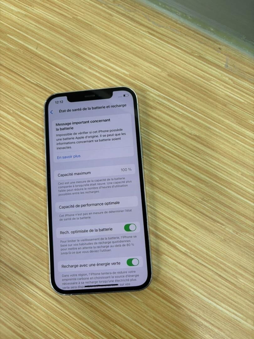 iPhone 12 Pro 128 Go Argent