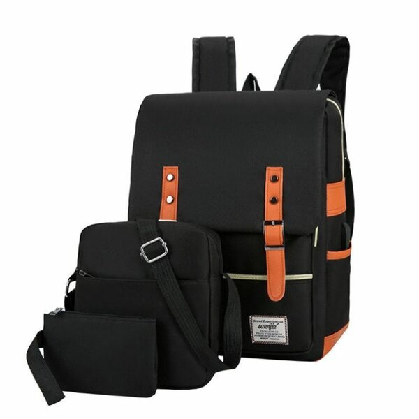 Set of backpack suitable for school and trips