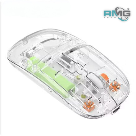 Bluetooth + 2.4G Transparent Rechargeable Mouse - dual Mode