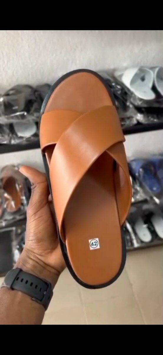 Sandales en cuir pour homme