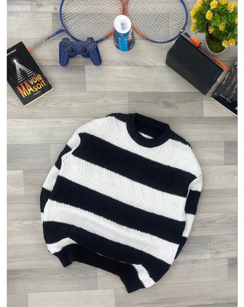 Pull en tricot à motifs