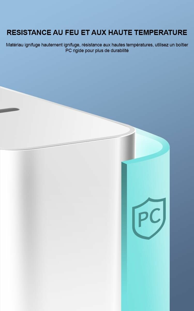 Boîtier type C 20w charge rapide