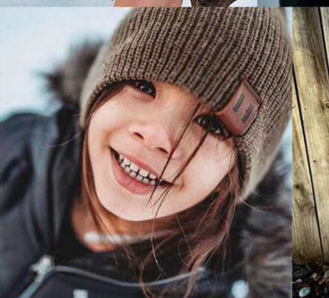 Chapeau en tricot chaud pour enfants