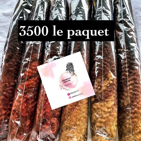 Extensions de cheveux bouclés