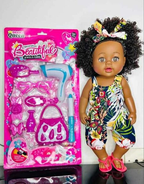 Poupée Enfant Afro Beauté