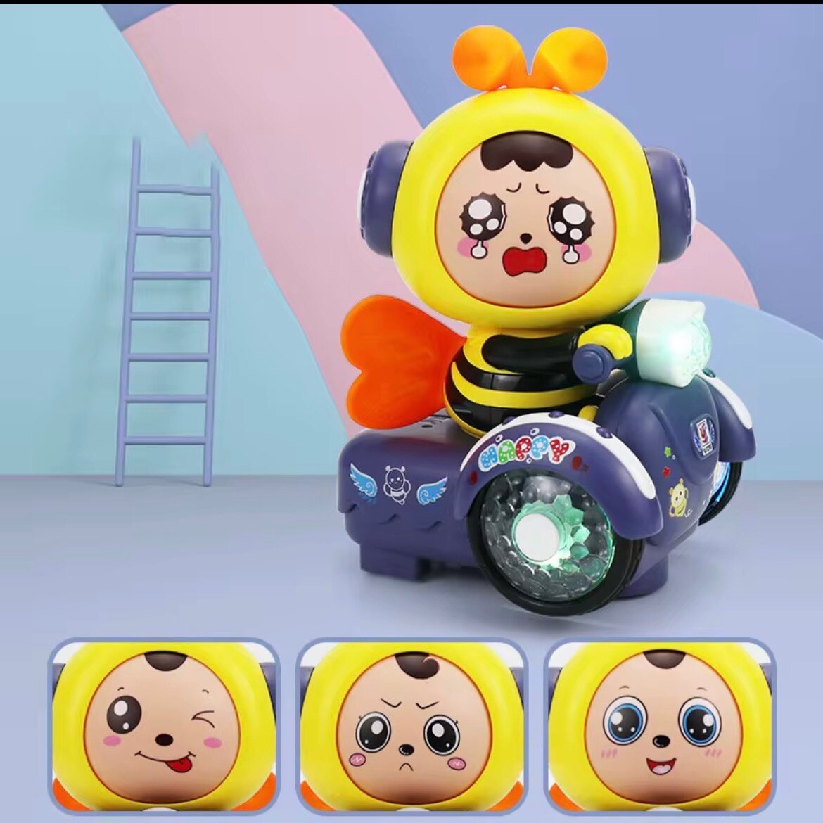 Jouet abeille lumineux musical