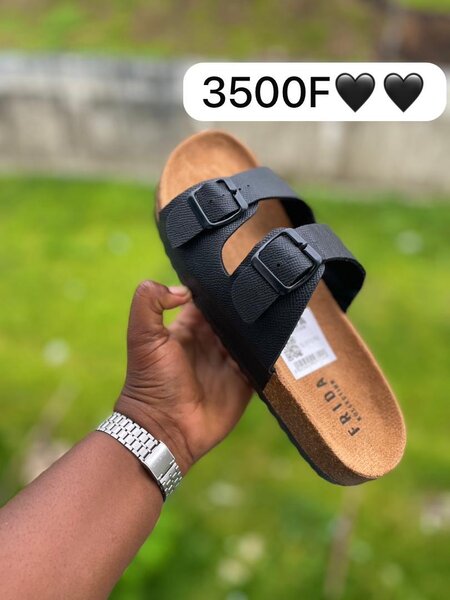 Sandales confort double boucle