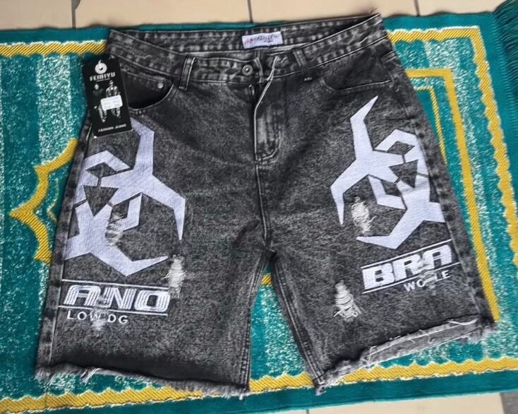 Shorts en jean décontracté