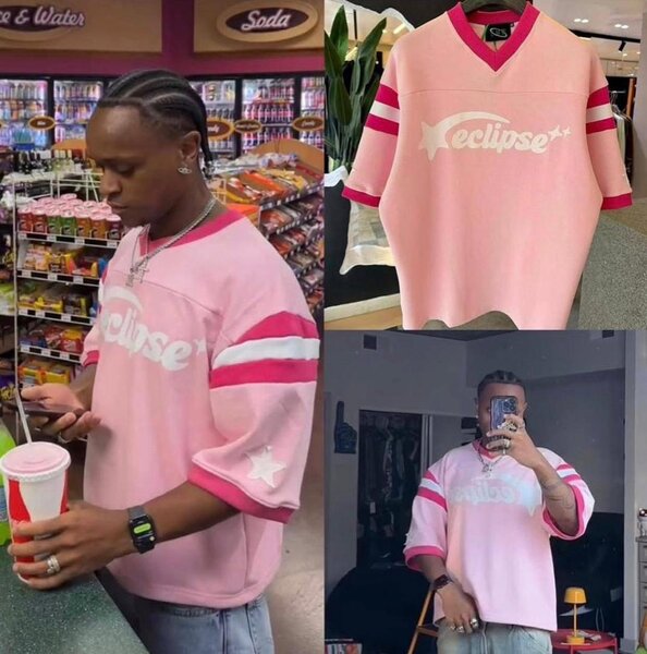 T-shirt Eclipse rose unisexe