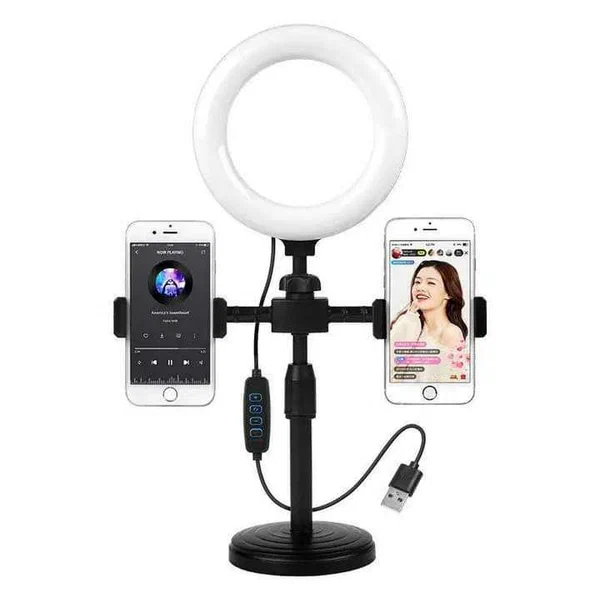 Selfie double téléphone