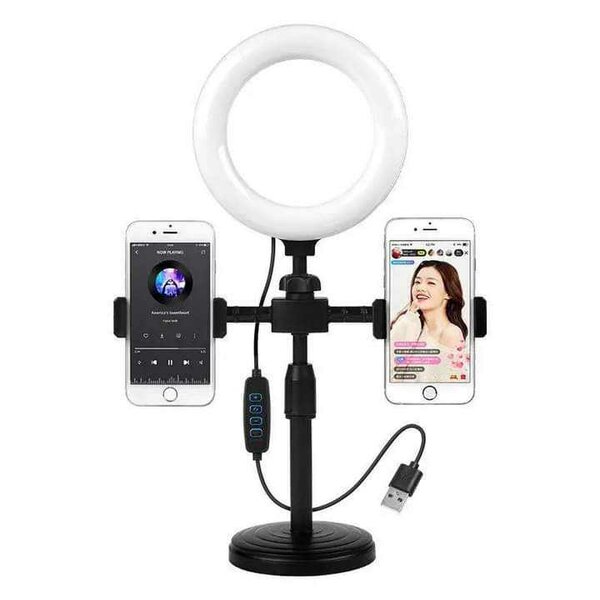 Selfie double téléphone