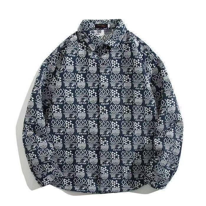 Chemise imprimée homme décontractée