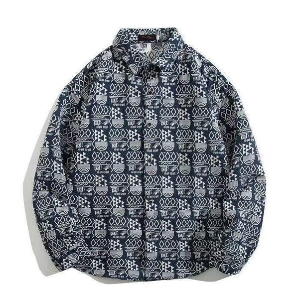 Chemise imprimée homme décontractée