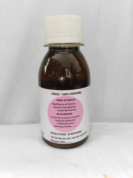 Huile Naturelle de cheveux
