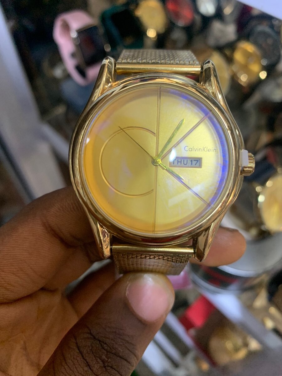 Ck gold wrist watch