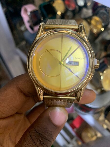 Ck gold wrist watch